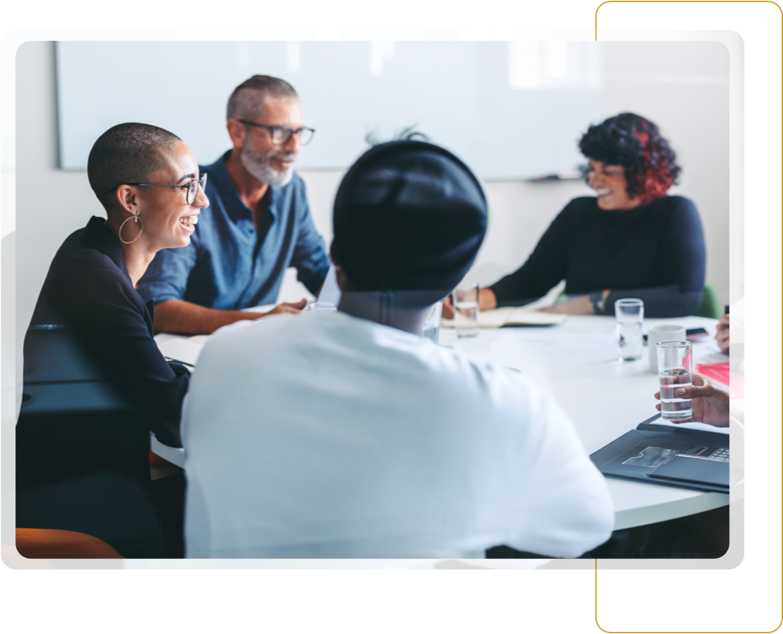 People meeting at conference table